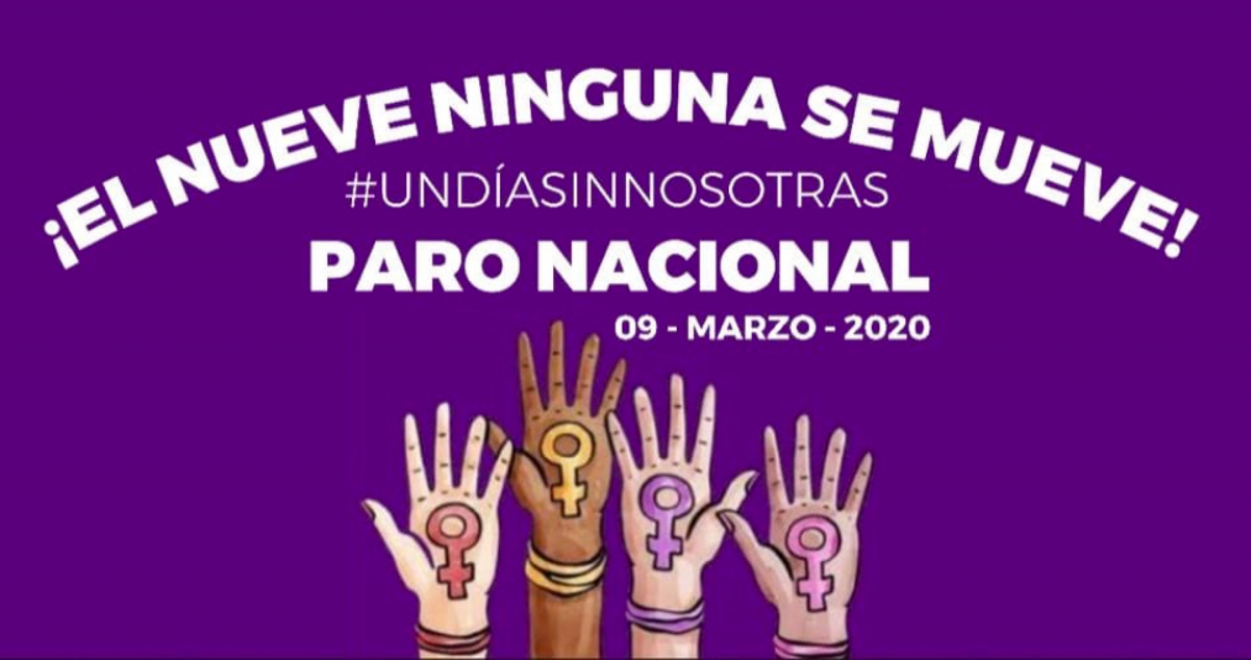 Estas son las instituciones que se sumarán al paro nacional de mujeres